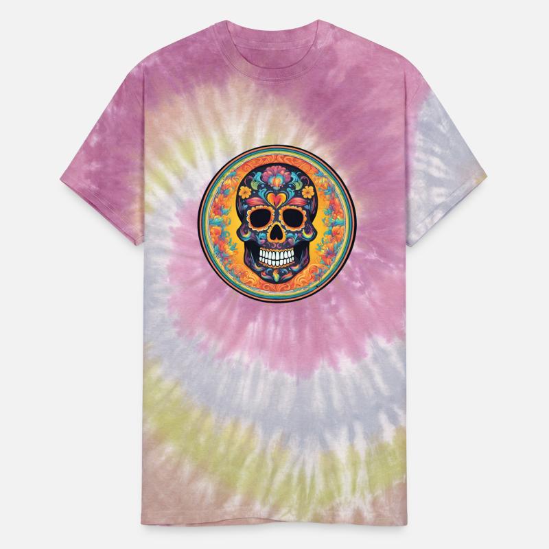 Sugar skull rainbow