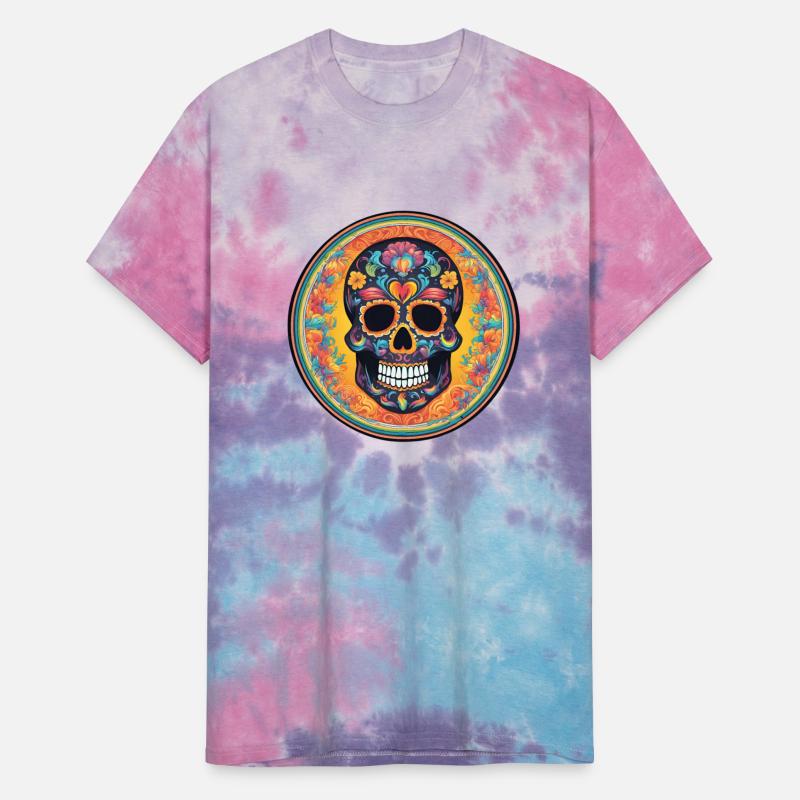 Sugar skull rainbow