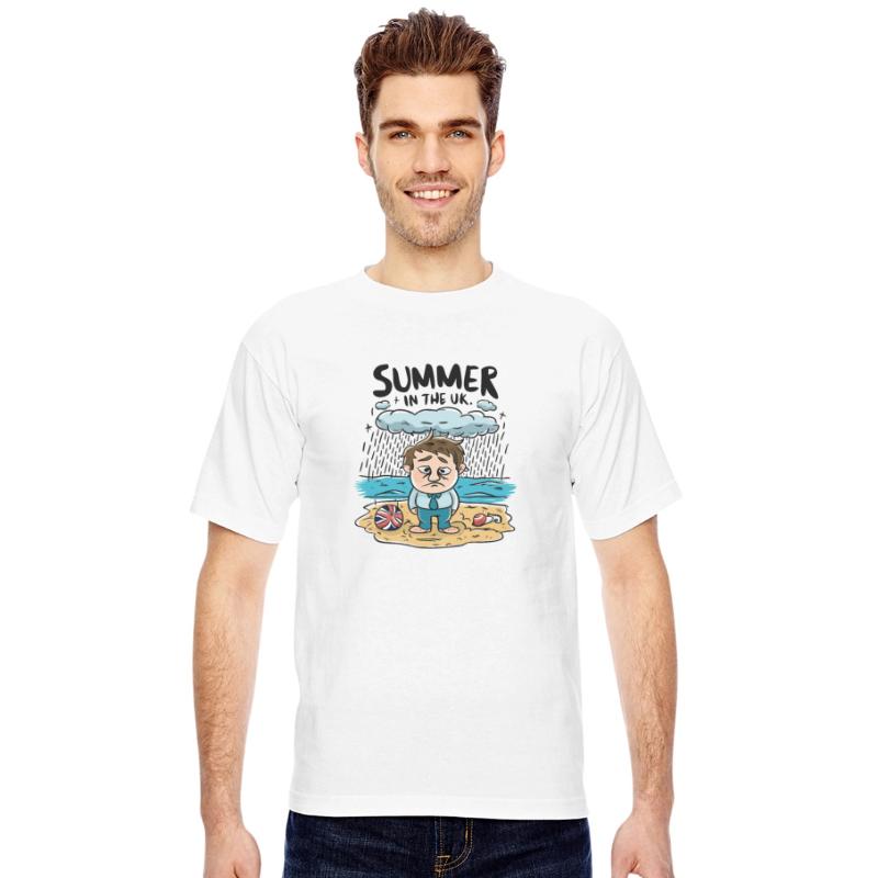 Summer in the UK Fun and Quirky Cartoon Art