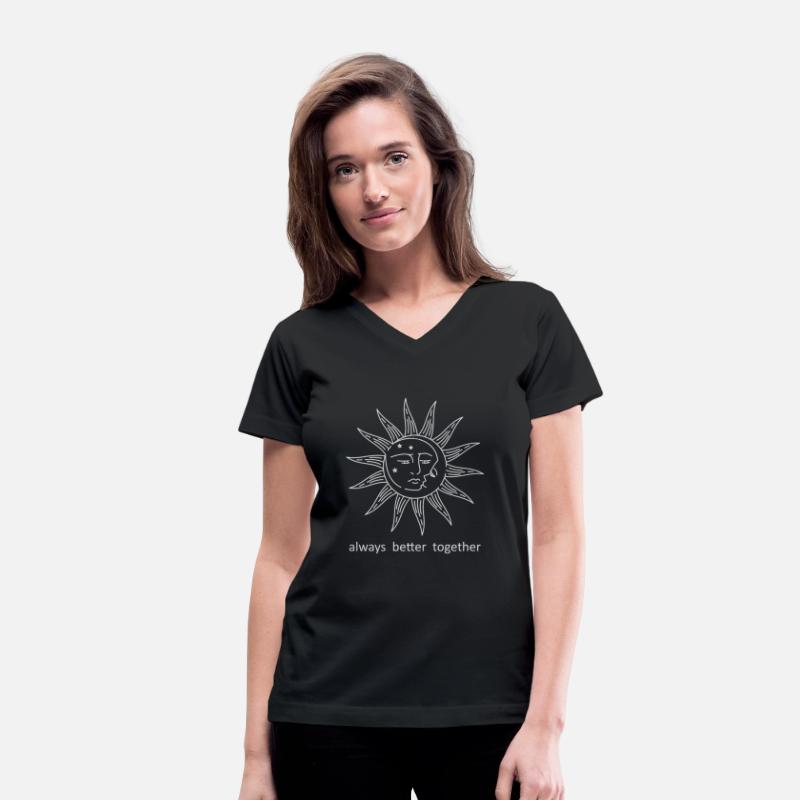 Sun and Moon Tshirt Celestial Sunshine Tee