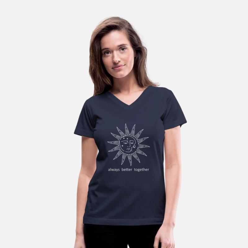 Sun and Moon Tshirt Celestial Sunshine Tee