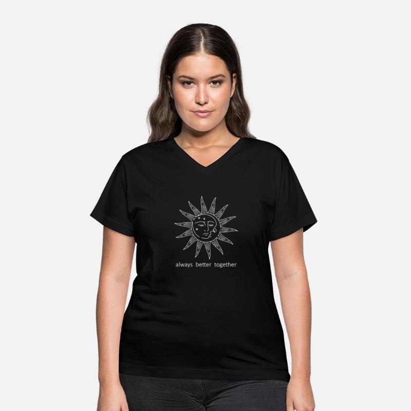 Sun and Moon Tshirt Celestial Sunshine Tee