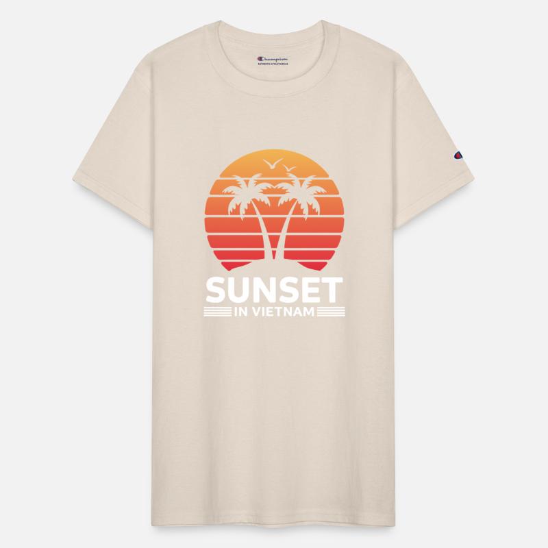 Sunset in Vietnam Vacation Palms Nature