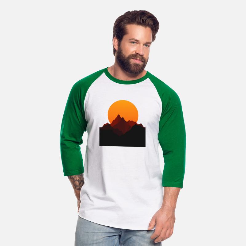 Sunset Peaks: Mountain Silhouette