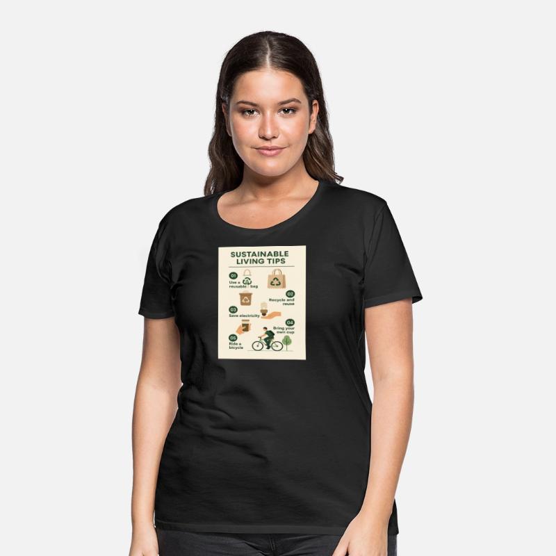 Sustainable Living Tips Graphic Design