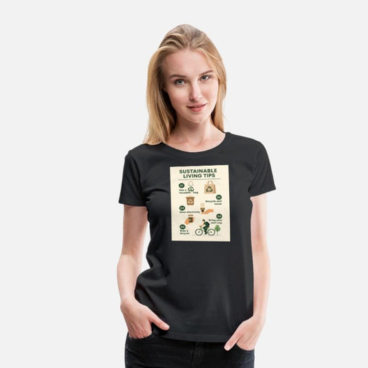 Sustainable Living Tips Graphic Design