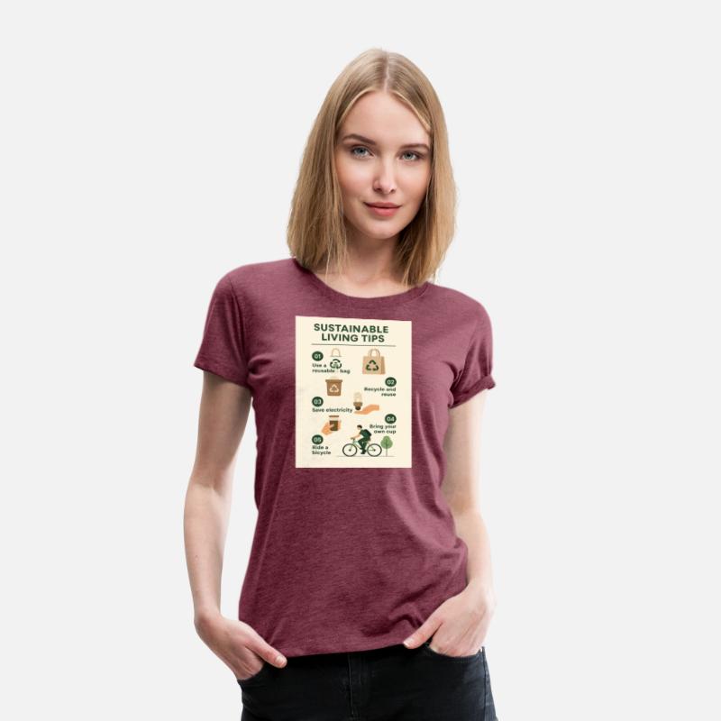 Sustainable Living Tips Graphic Design