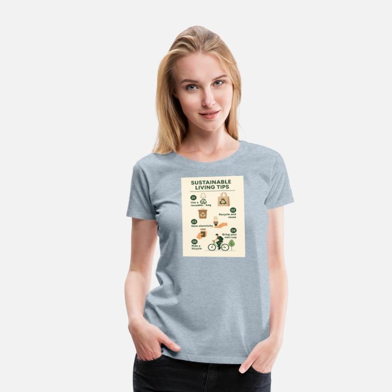 Sustainable Living Tips Graphic Design