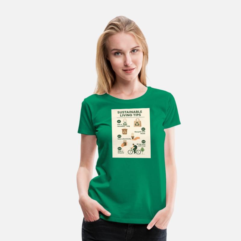 Sustainable Living Tips Graphic Design