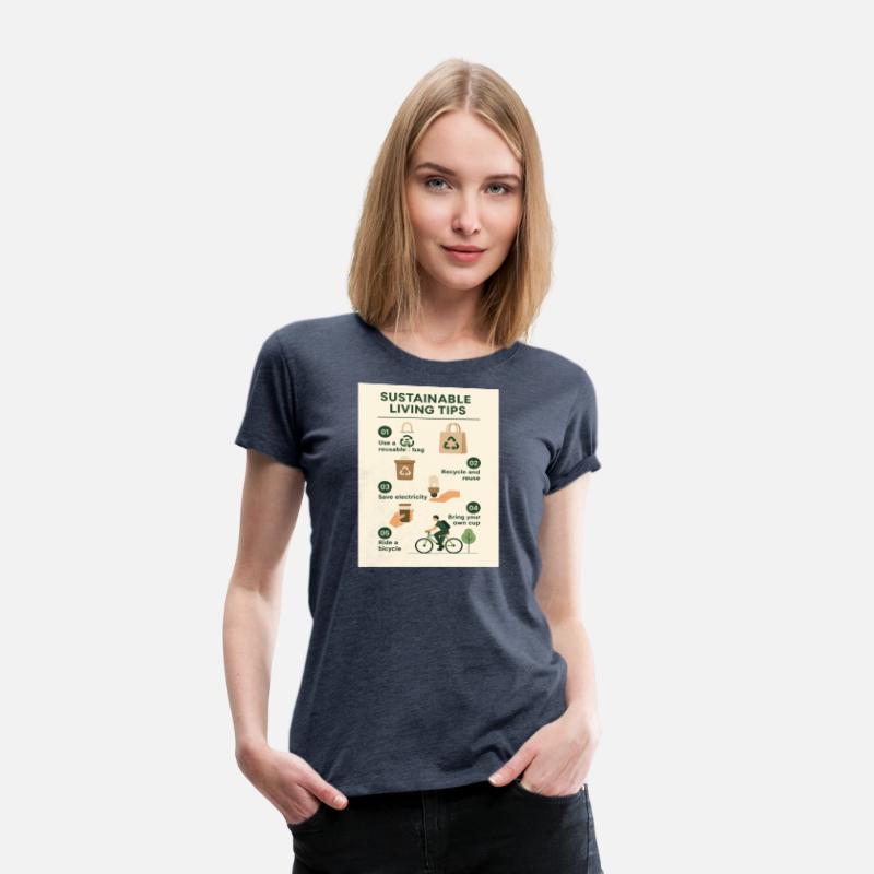 Sustainable Living Tips Graphic Design