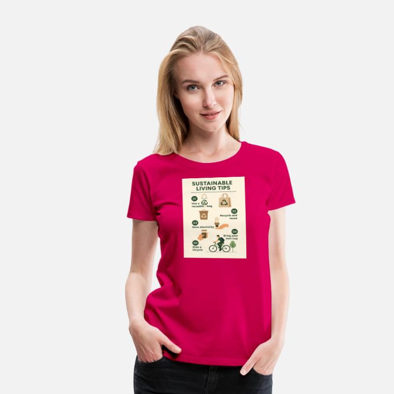 Sustainable Living Tips Graphic Design