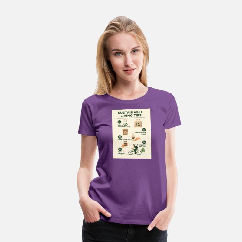 Sustainable Living Tips Graphic Design