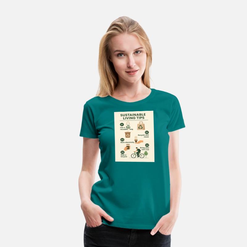 Sustainable Living Tips Graphic Design