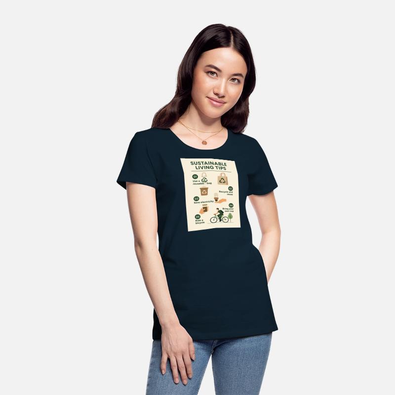 Sustainable Living Tips Graphic Design