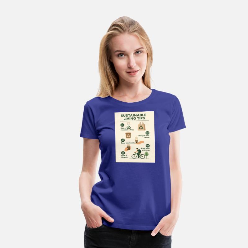 Sustainable Living Tips Graphic Design