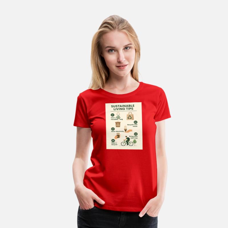 Sustainable Living Tips Graphic Design