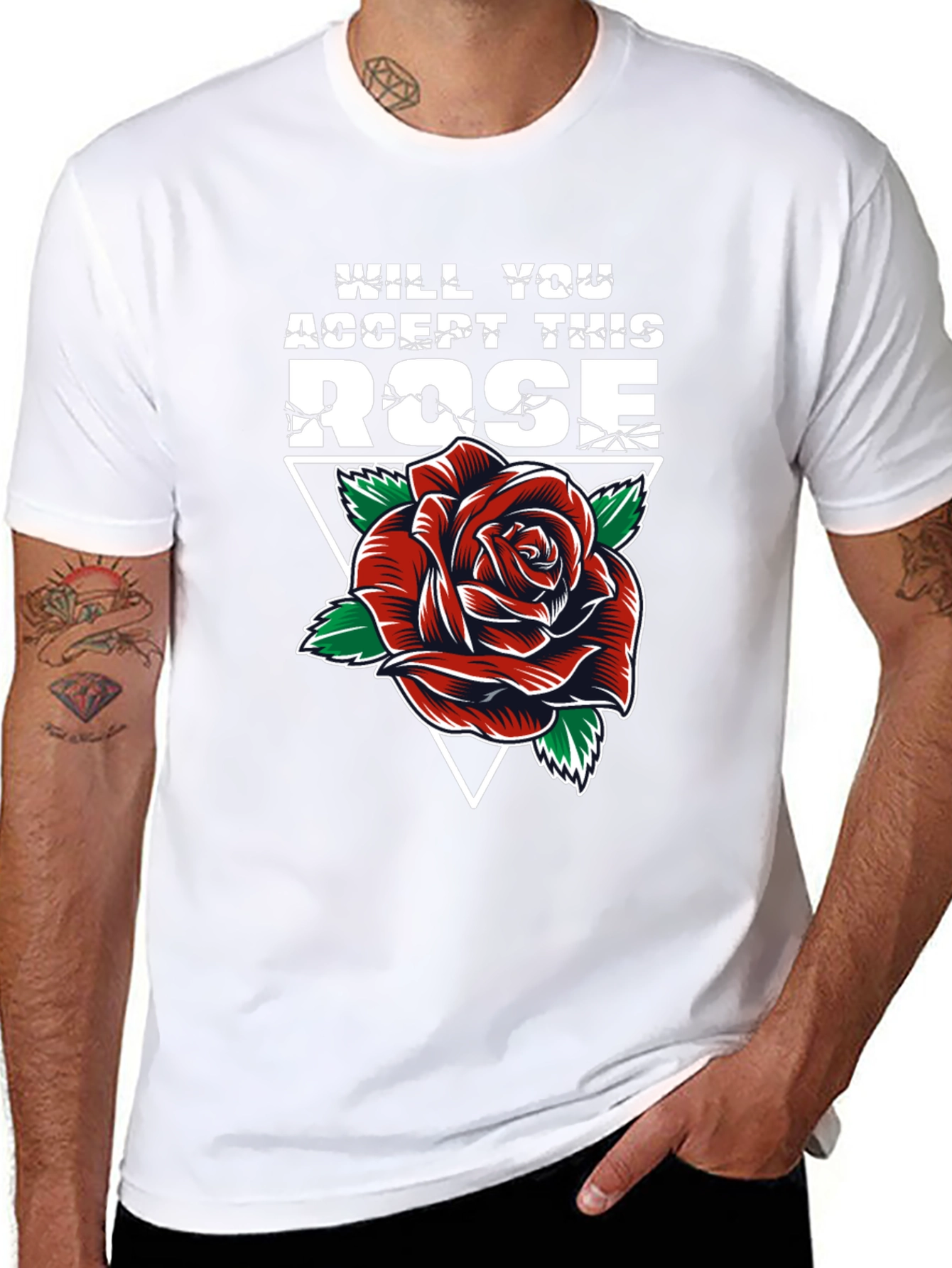Will You Accept This Rose Graphic Tee