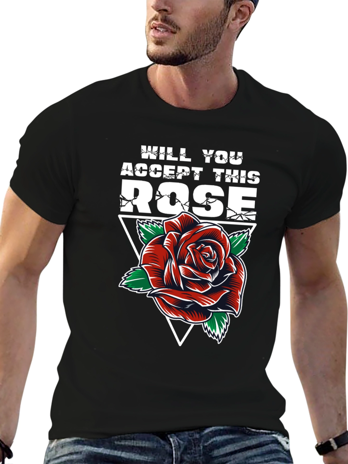 Will You Accept This Rose Graphic Tee
