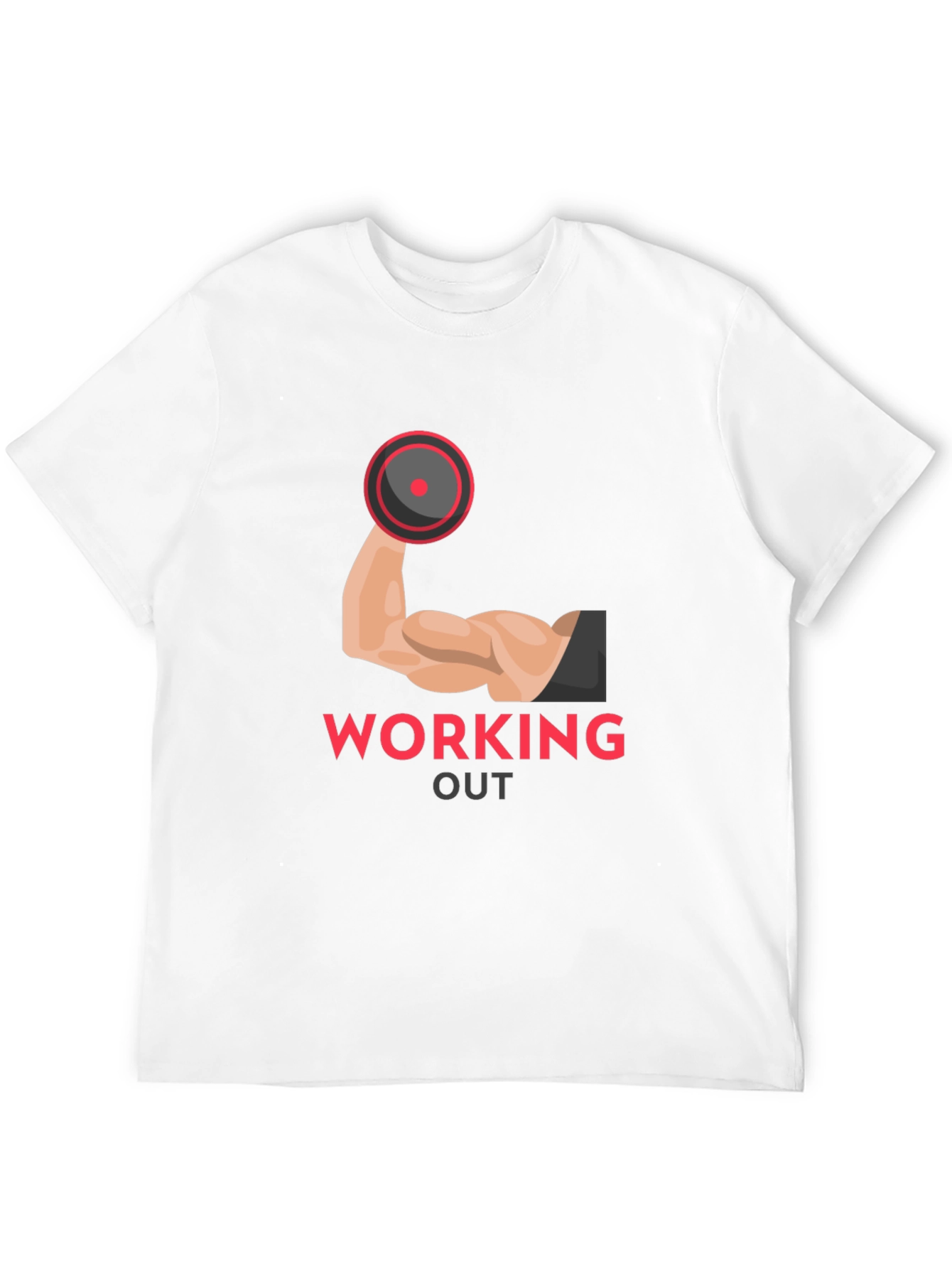 Workout Ready Graphic Tee - Black