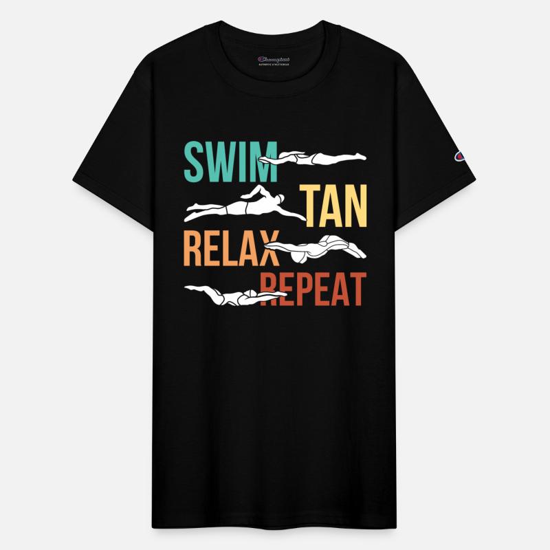 Swim tan relax repeat