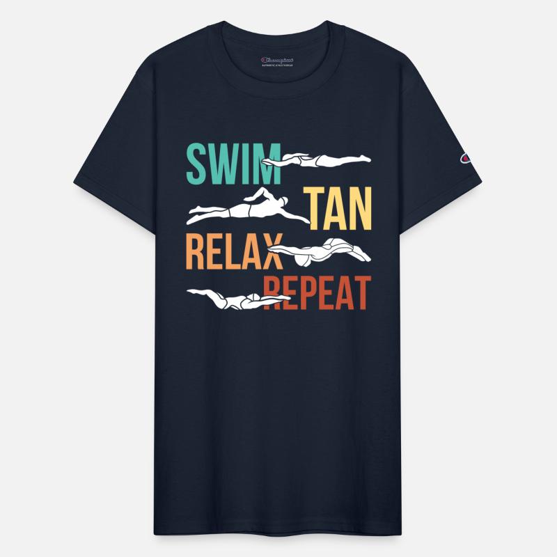 Swim tan relax repeat