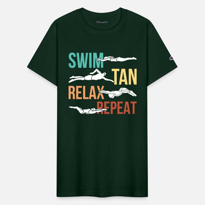 Swim tan relax repeat