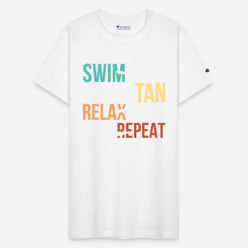 Swim tan relax repeat