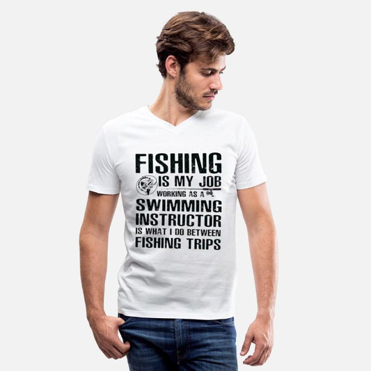 Swimming Instructor Funny Fishing