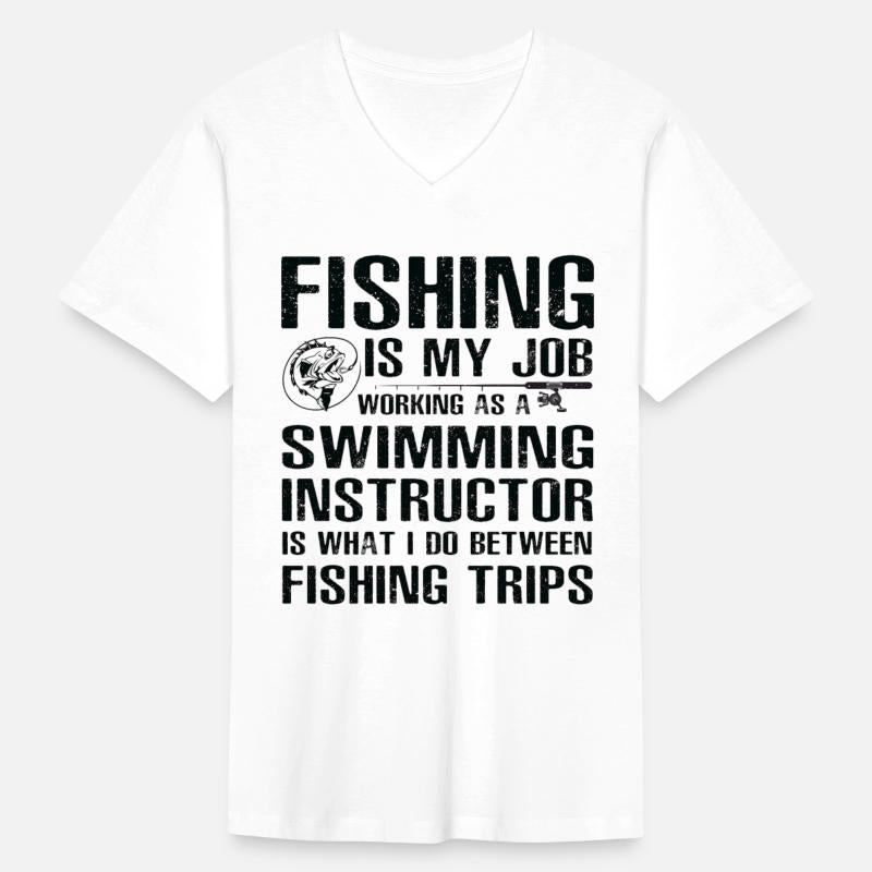 Swimming Instructor Funny Fishing