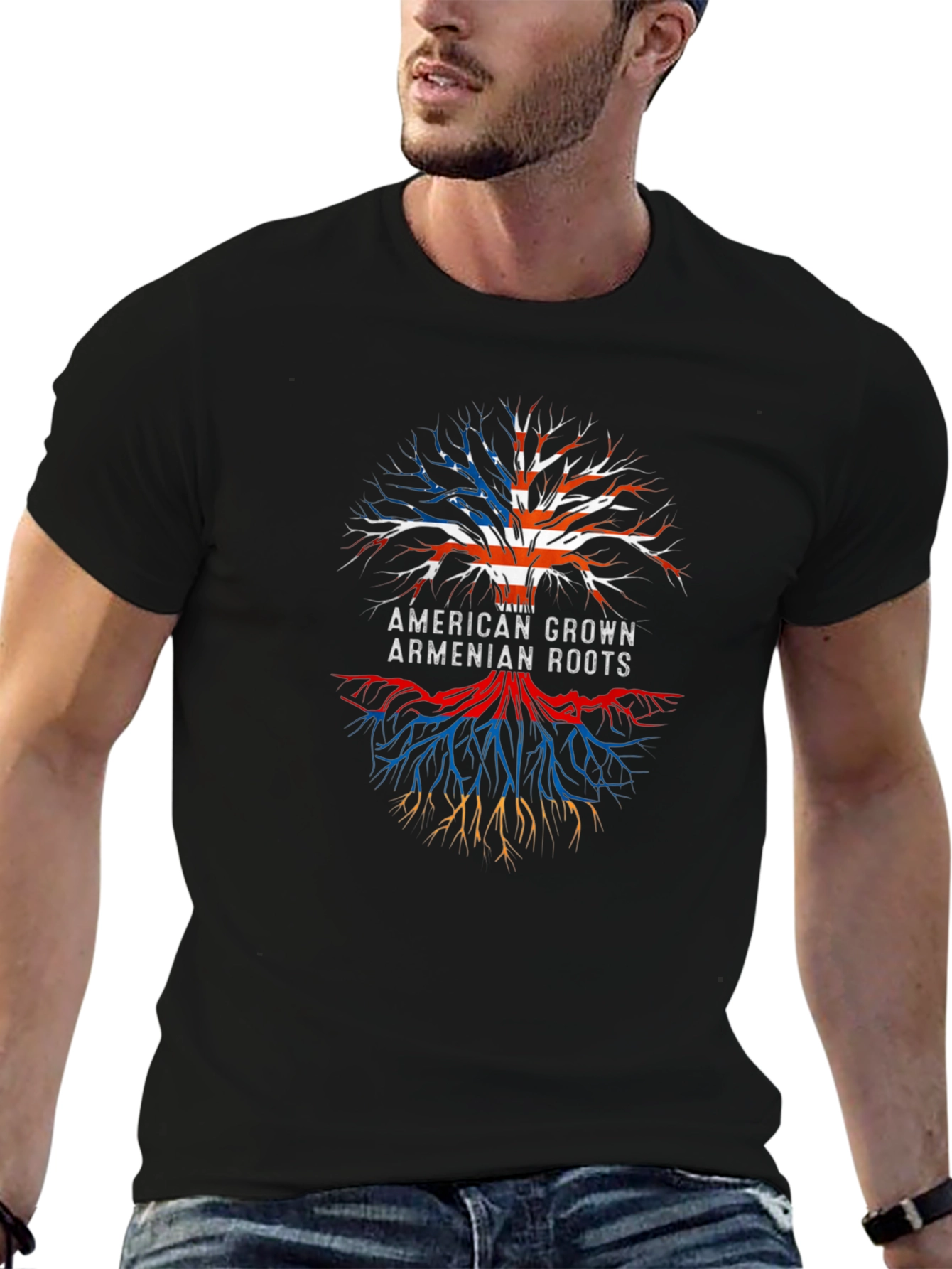 American Grown Armenian Roots T-Shirt