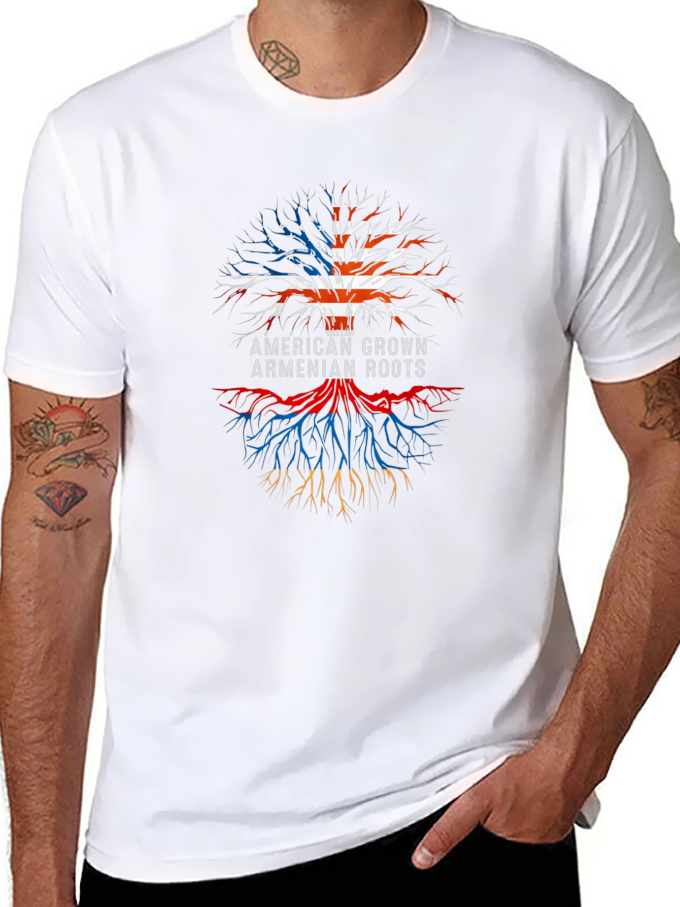 American Grown Armenian Roots T-Shirt