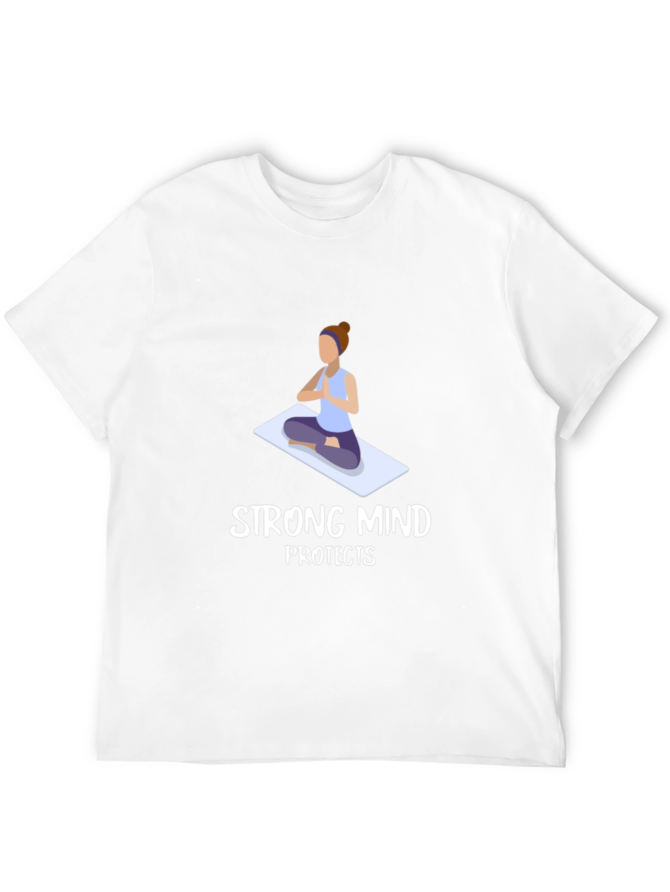 Strong Mind Protects T-Shirt: Yoga Design