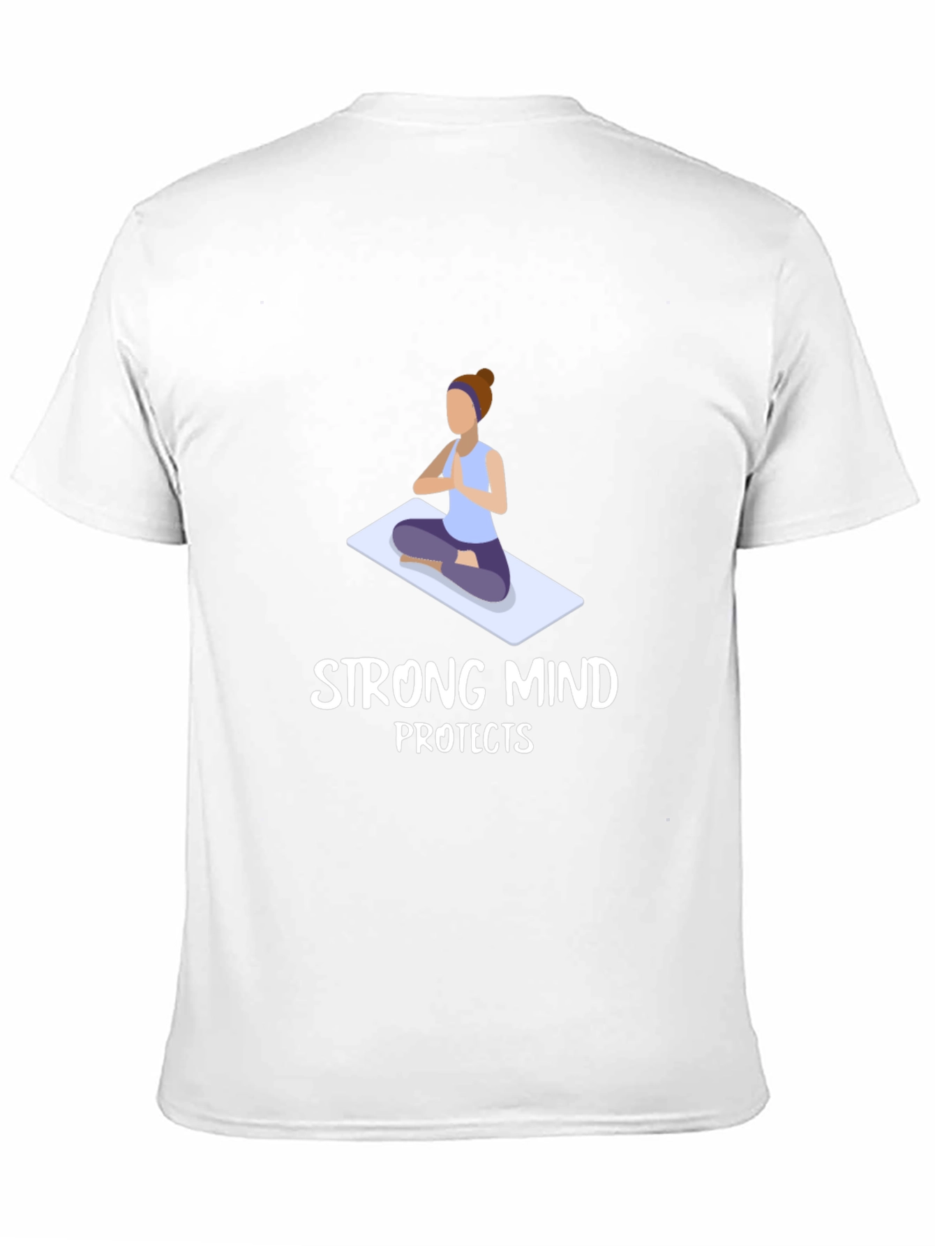 Strong Mind Protects T-Shirt: Yoga Design