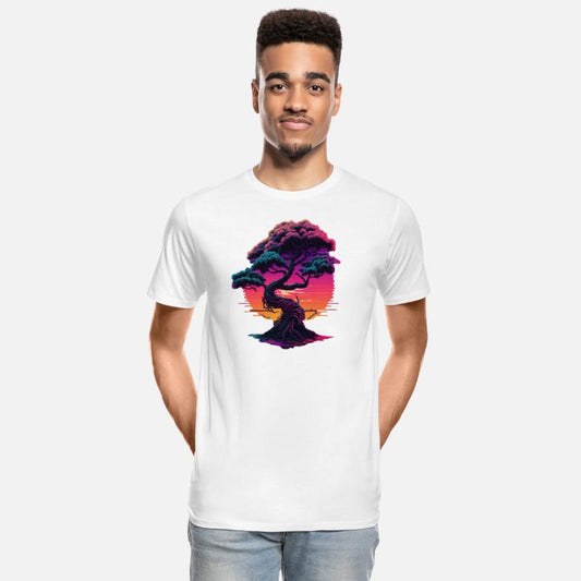 Synthwave Bonsai Tree