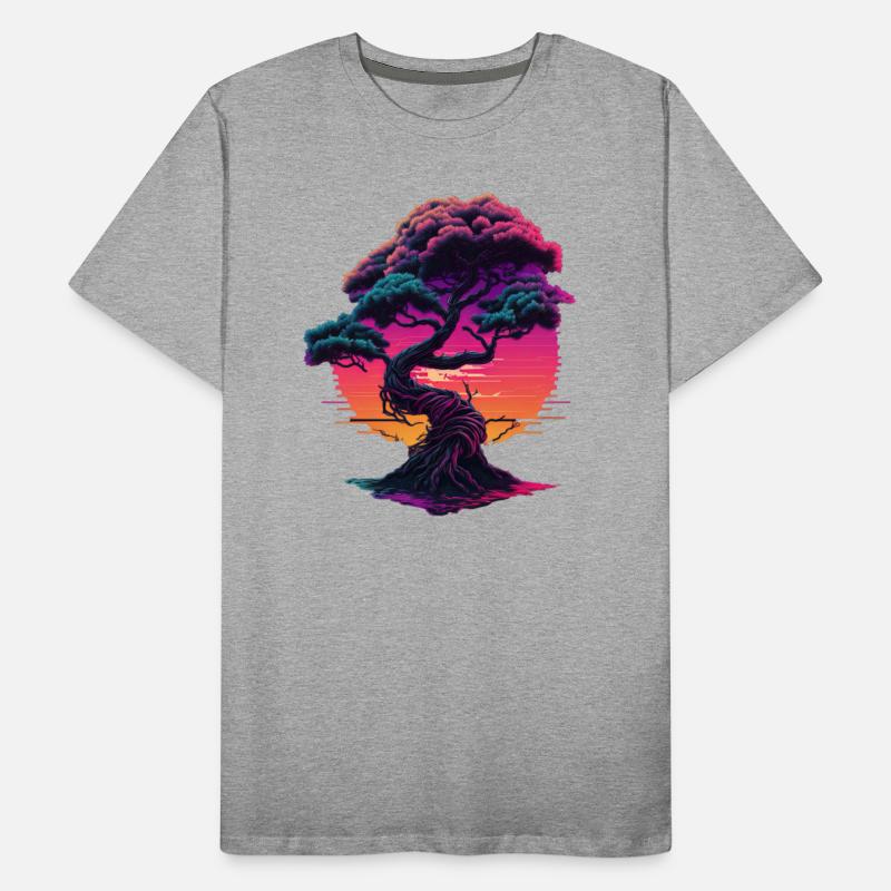 Synthwave Bonsai Tree