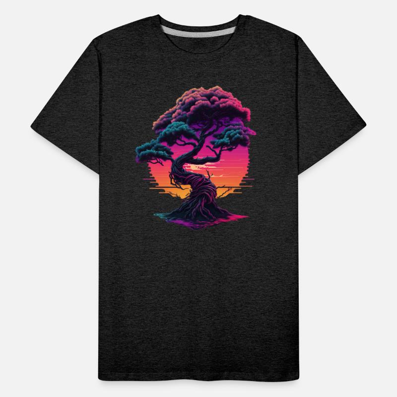 Synthwave Bonsai Tree