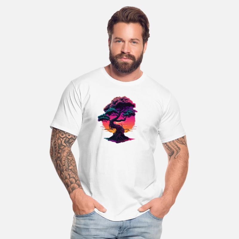 Synthwave Bonsai Tree