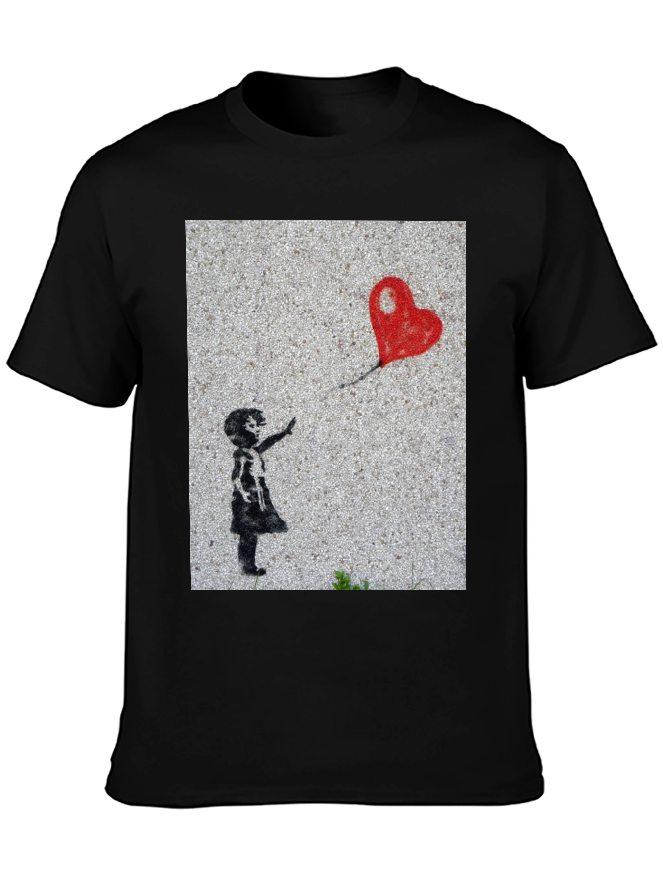 Banksy Girl with Balloon Graphic Tee