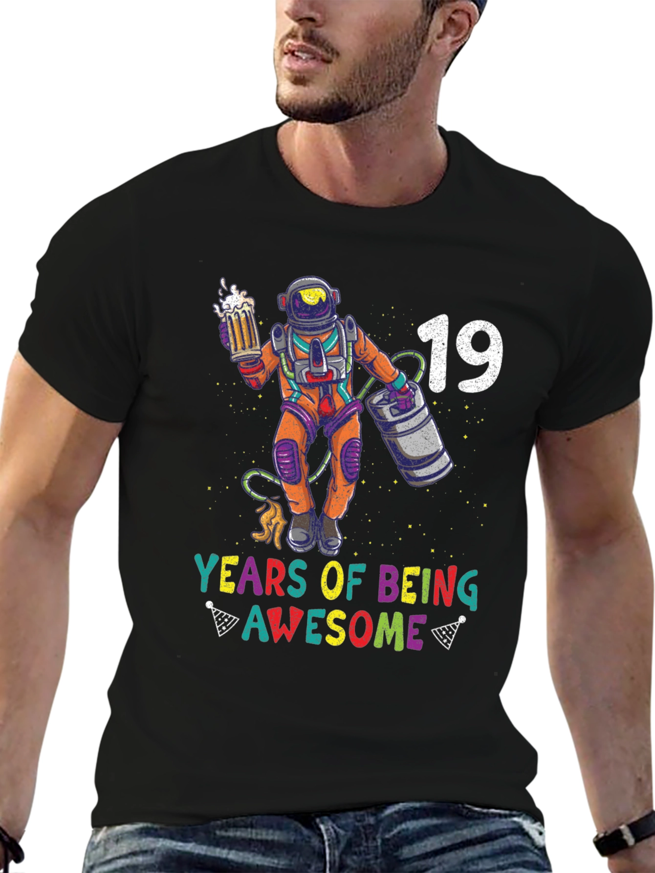 19 Years of Being Awesome Graphic T-Shirt