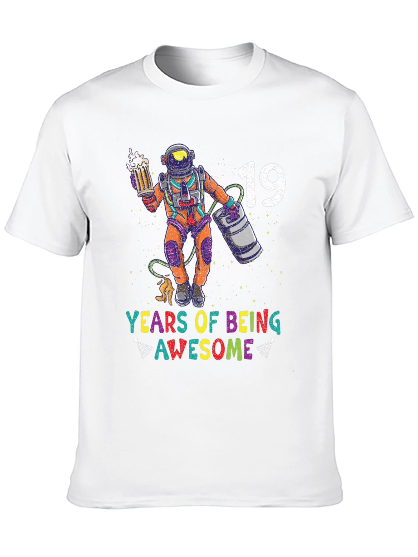 19 Years of Being Awesome Graphic T-Shirt