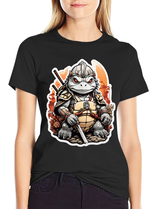 Turtle Samurai Graphic Tee - Ninja Warrior Style