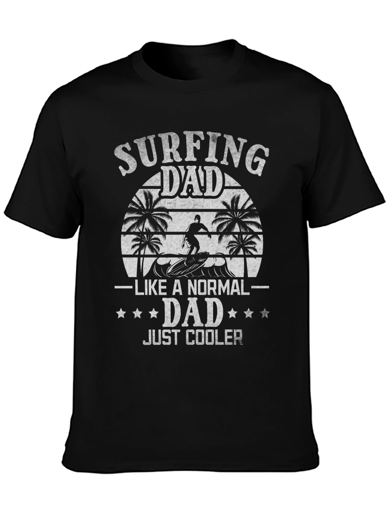 Surfing Dad T-Shirt - Cool Fathers Day Gift