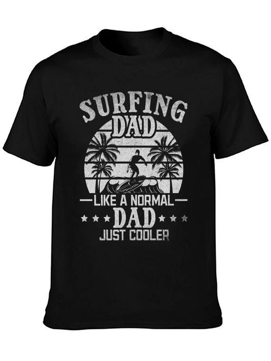 Surfing Dad T-Shirt - Cool Fathers Day Gift