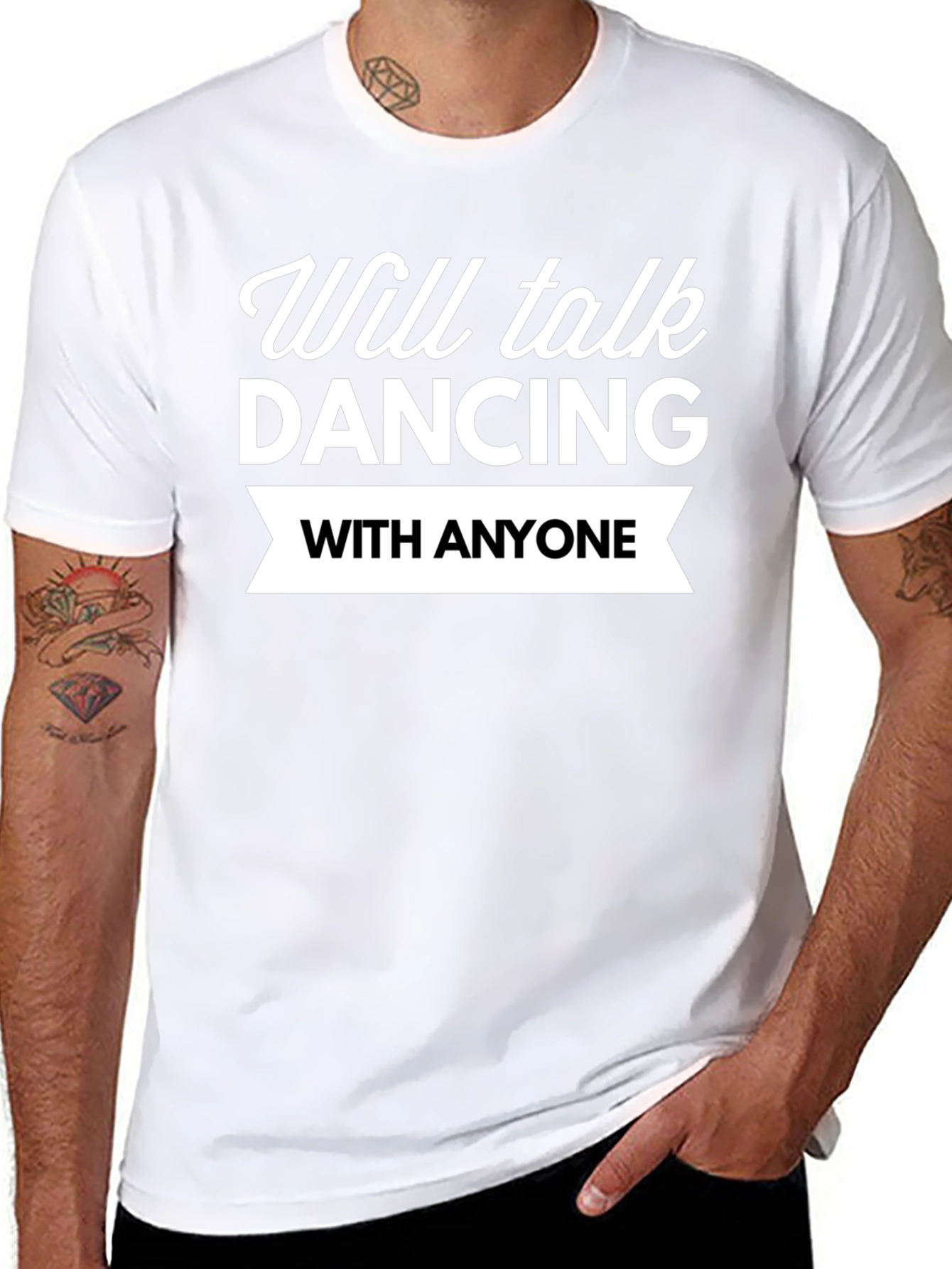 Will Talk Dancing T-Shirt - Black
