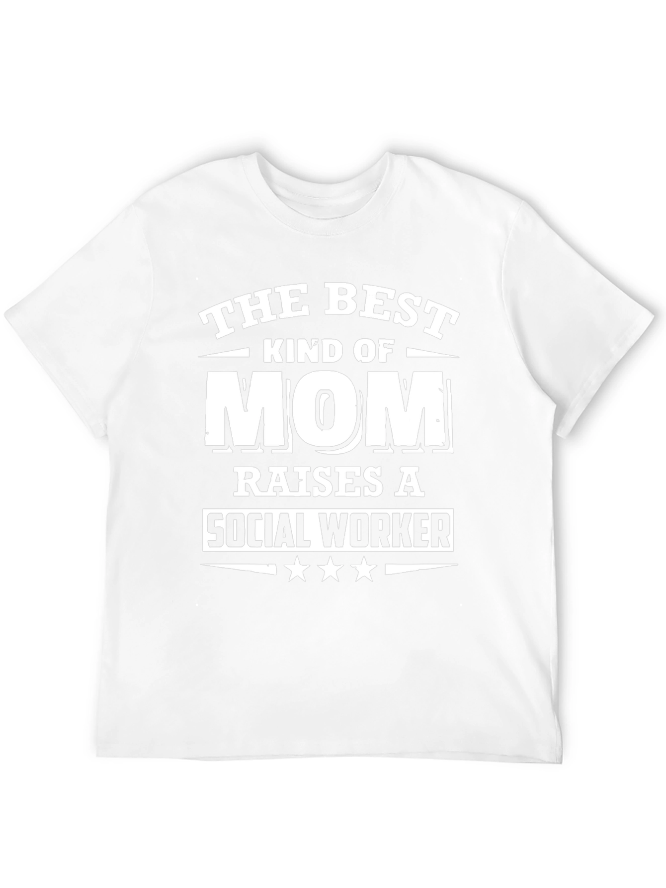 Best Kind of Mom Social Worker Graphic T-Shirt