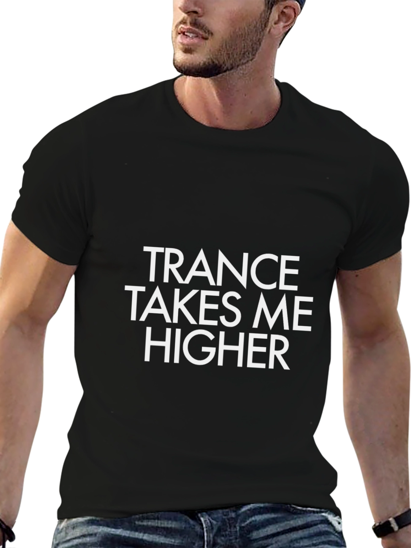 Trance Takes Me Higher Black T-Shirt