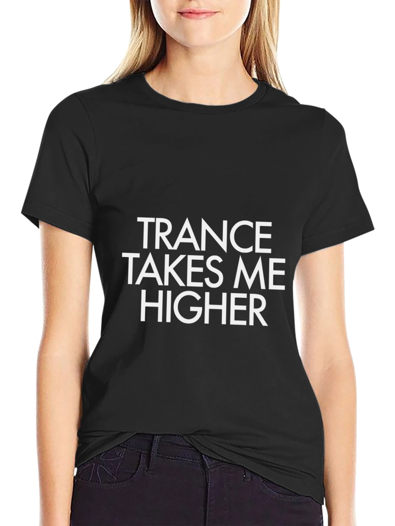 Trance Takes Me Higher Black T-Shirt