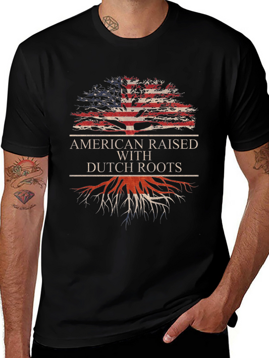 American Raised with Dutch Roots T-Shirt
