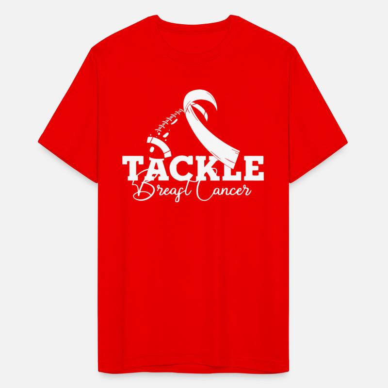 Tackle Breast Cancer Awareness Pink Ribbon