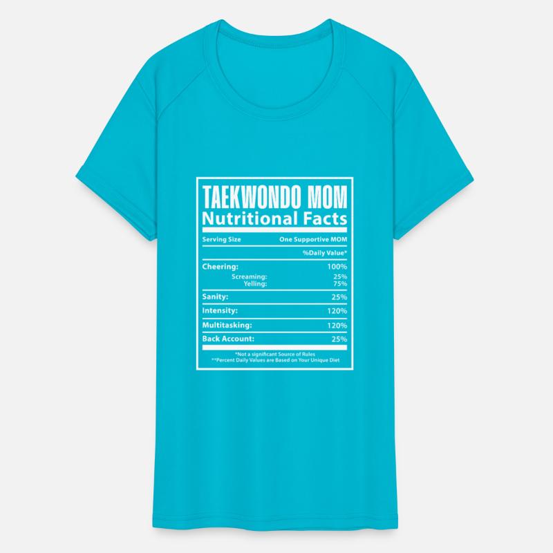 Taekwondo Mom Nutritional Facts